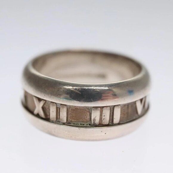 TIFFANY&Co. Atlas Ring Ag925 Silver Auth 114801 - Picture 3 of 10